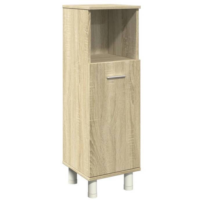 Badkamermeubelset - vidaXL - Sonoma eikenhout - 4-delig - 30,5x30x179 cm - Samengesteld hout