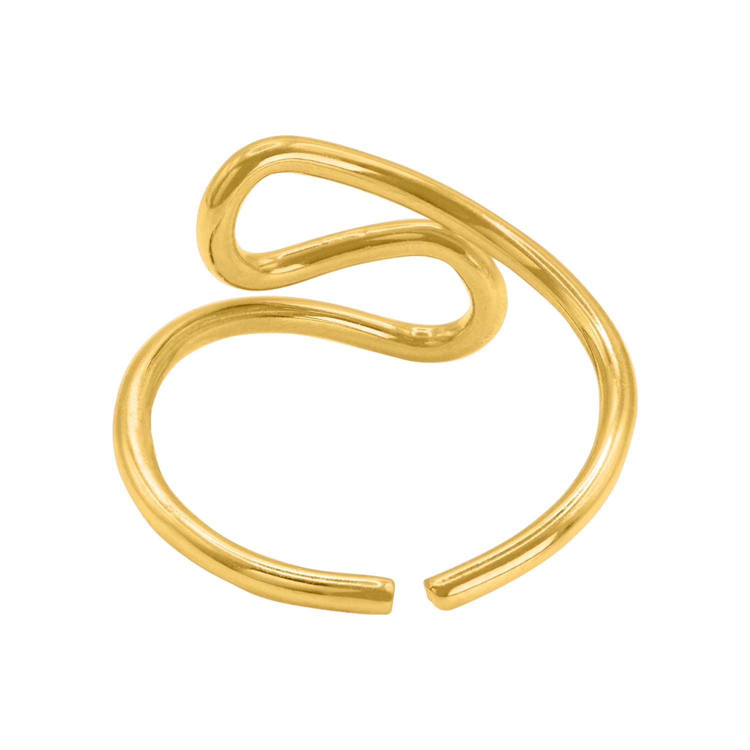 Heideman Bague Licin couleur or