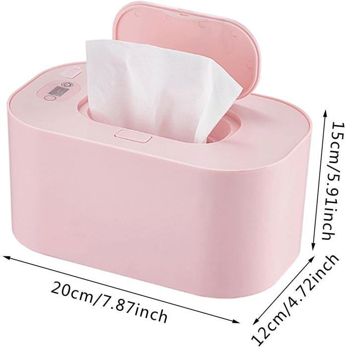 Chauffe-Lingettes Bébé - Capacité XL Écran LED Réglable - Pour Table à Langer et Soins Bébé Portable