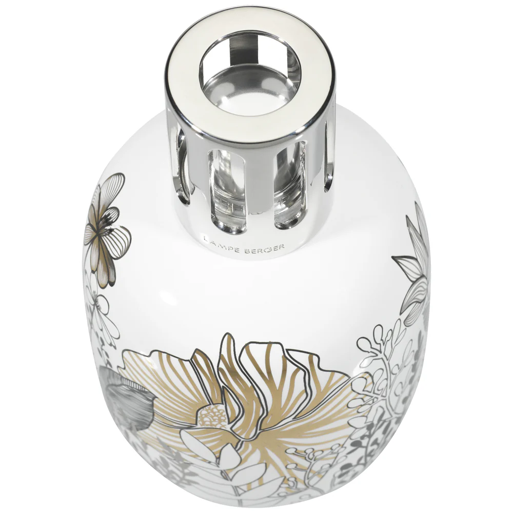 Lampe PORCELLANA VEGETALE Blanche - Lampada Catalitica