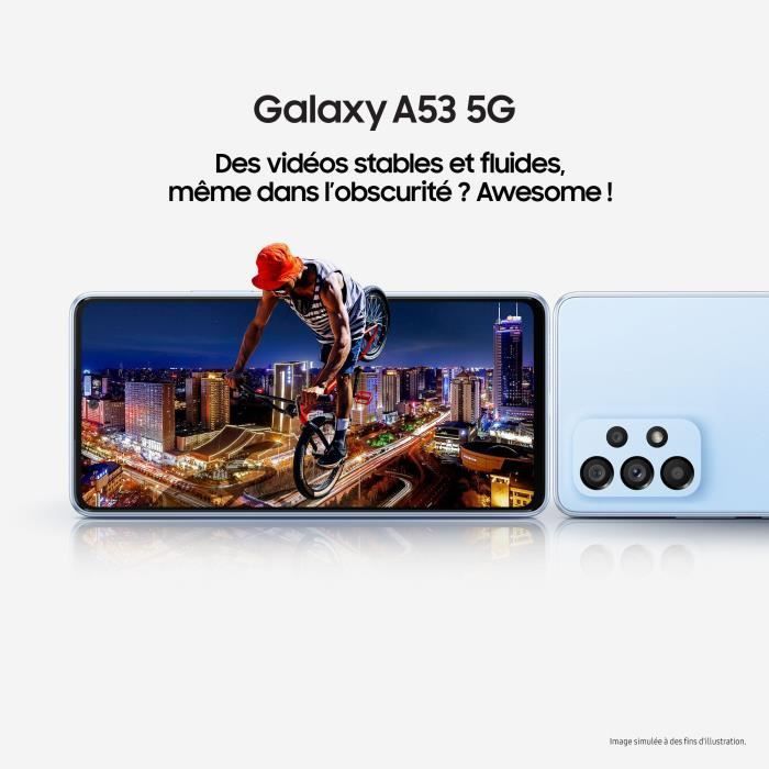 SAMSUNG Galaxy A53 128GB 5G AZUL CLARO