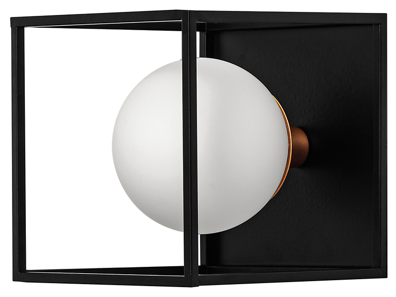 Lampa sufitowa Decor Square stalowa czarna