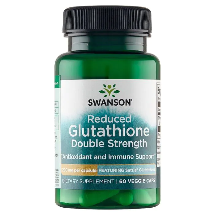 Swanson L-Glutation Setria 200 mg Kapsułki