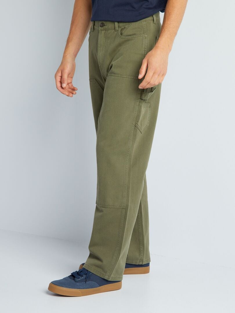 Proste jeansy - - KHAKI