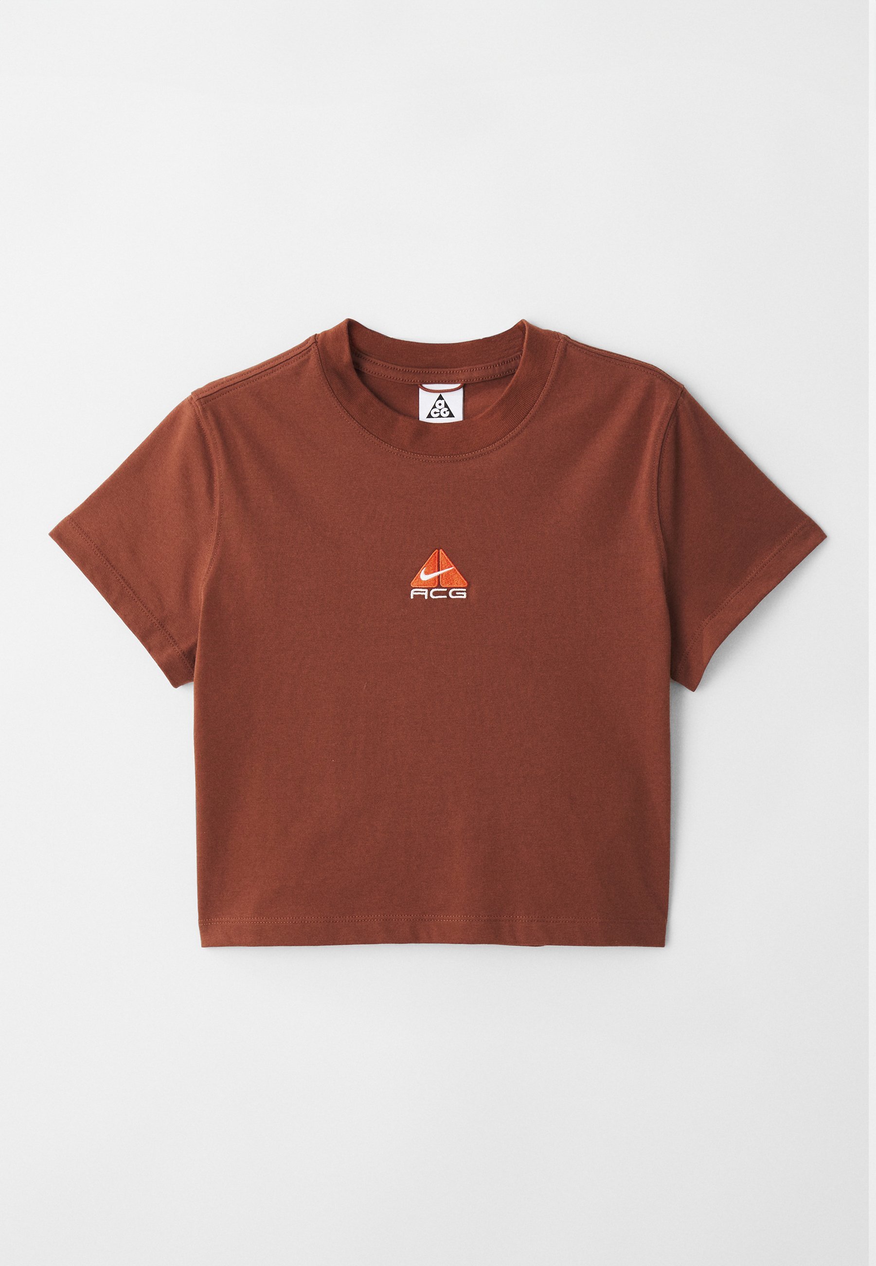 Nike ACG BABY LUNGS - Lihtne T-särk - kaneelipunane/pikantpunane/valge tipp