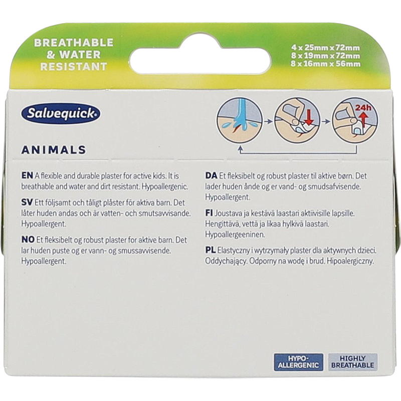 Salvequick Animal Planet 20 pezzi, Salvequick