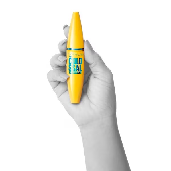 „Maybelline New York The Colossal 100% Black“ vandeniui atsparus tušas