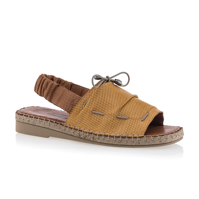 Sandales / nu-pieds Femme Jaune