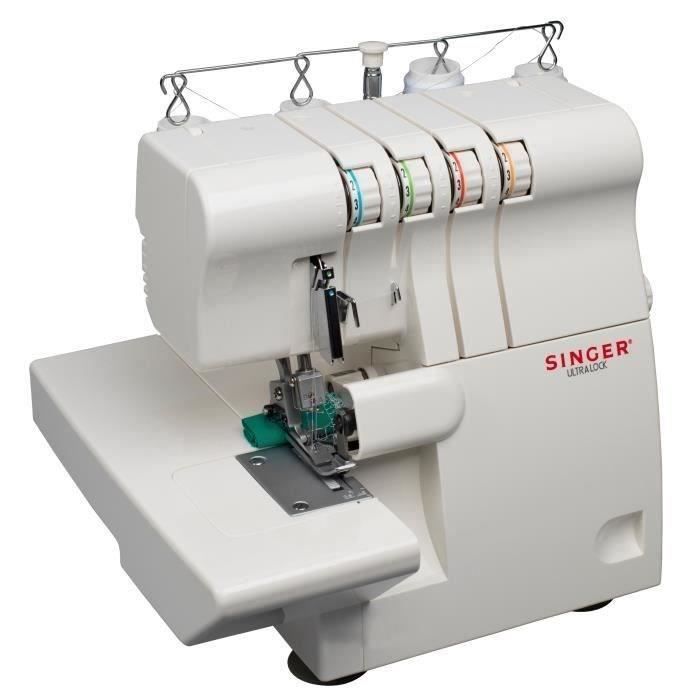SINGER 14SH644 Overlock-Maschine – 1300 Stiche/Min. – Weiß