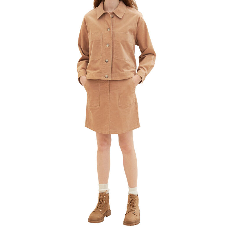  Beige naisten hame