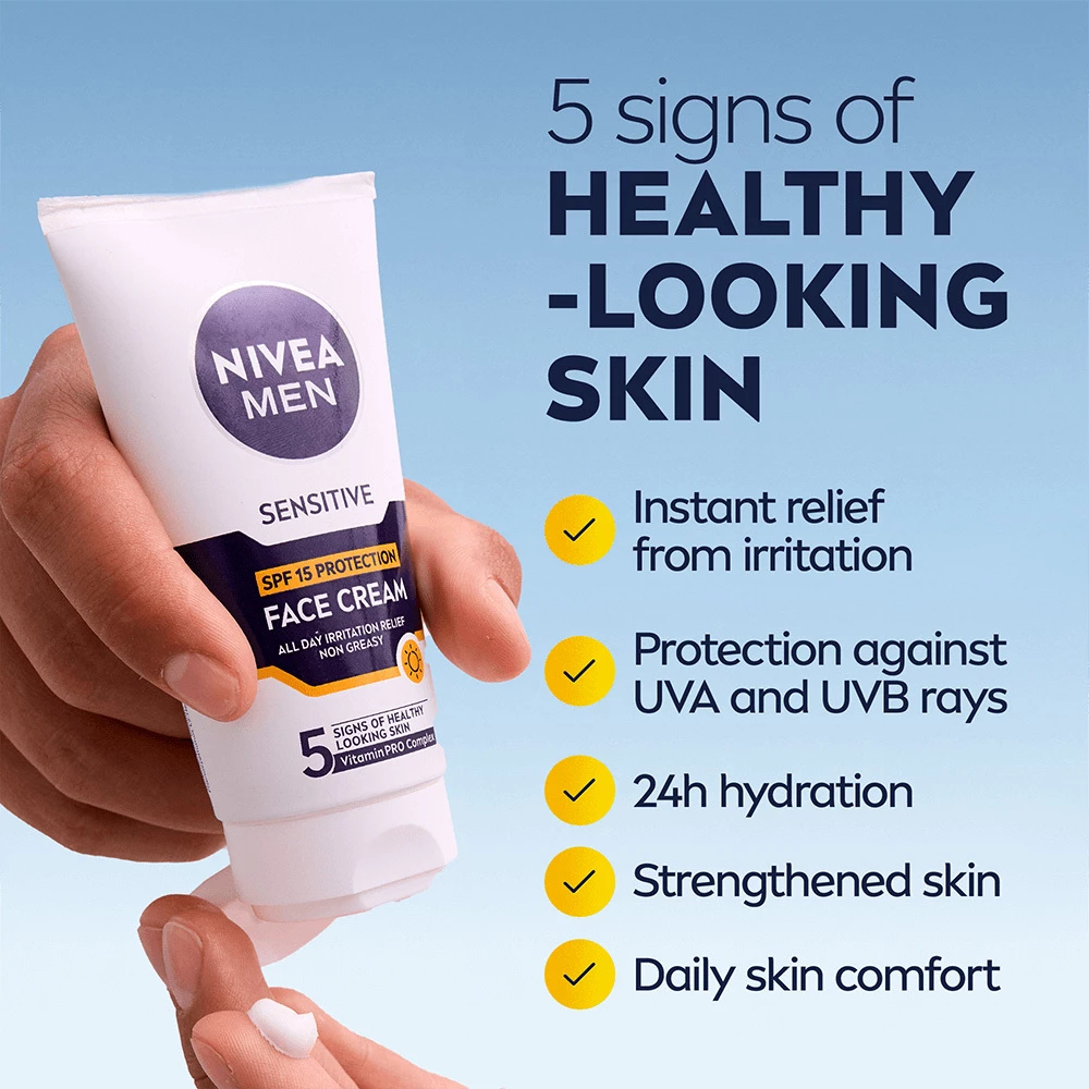 NIVEA érzékeny bőrre hidratáló SPF15 75 ml