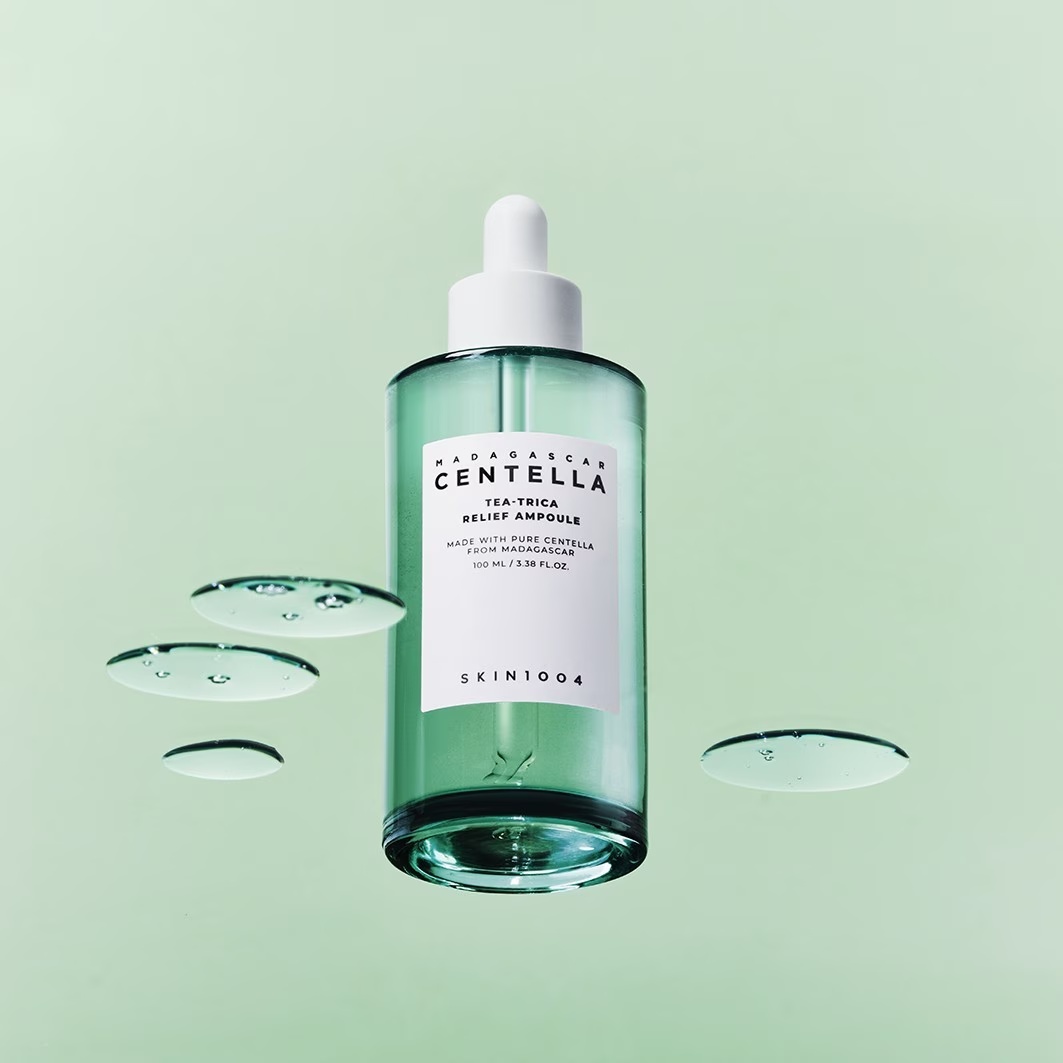 SKIN1004 Úľavová ampulka s čajom a pupočníkom madagaskarským a Tricou 100 ml
