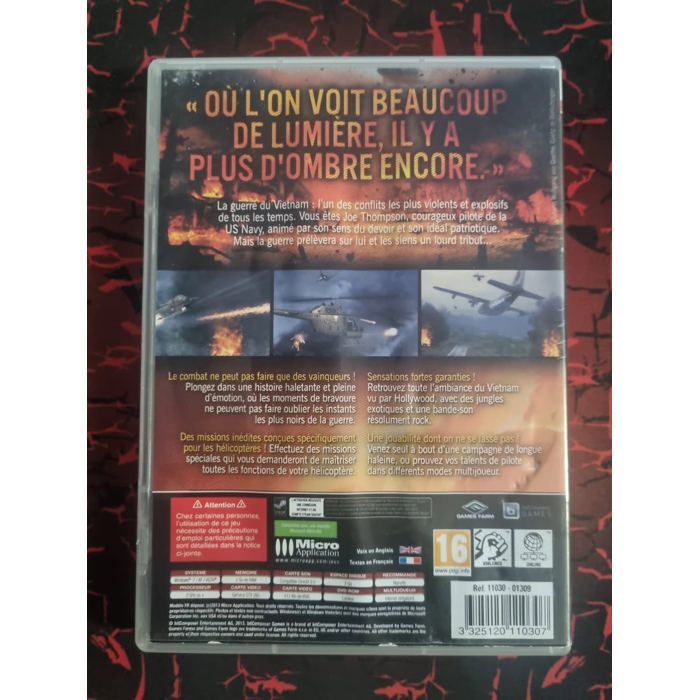 Air Conflicts: Vietnam – PC-DVD-ROM-Spiel – Simulation / Luftkampf – Französische Version