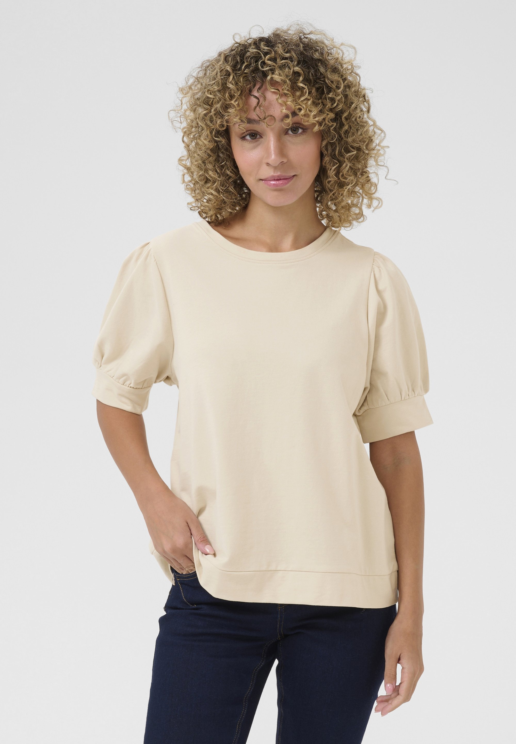 Love Copenhagen AYA - Basic T-shirt - havermoutkleur