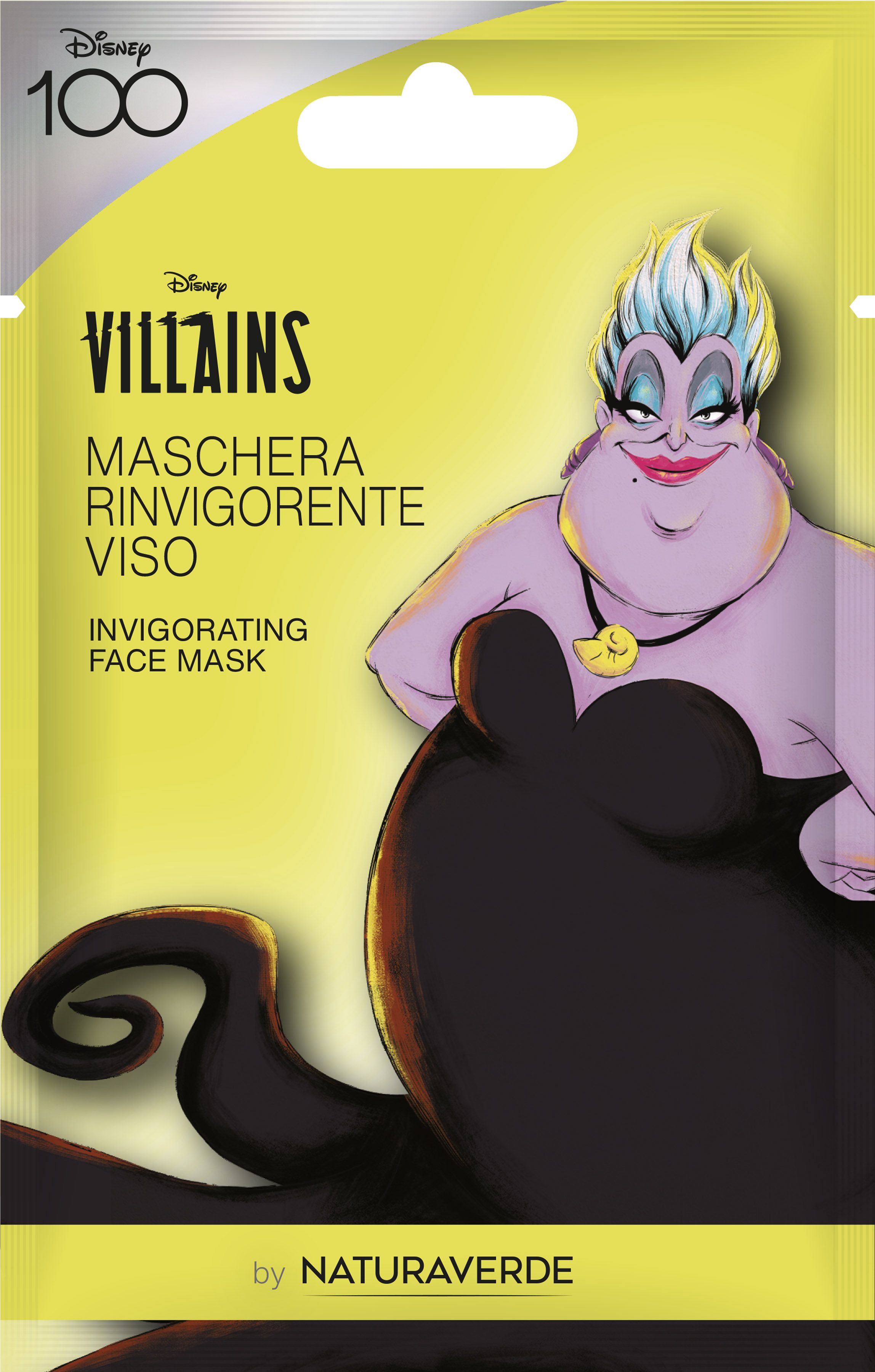 Disney100 Ursula osvježavajuća maska za lice Maske za lice