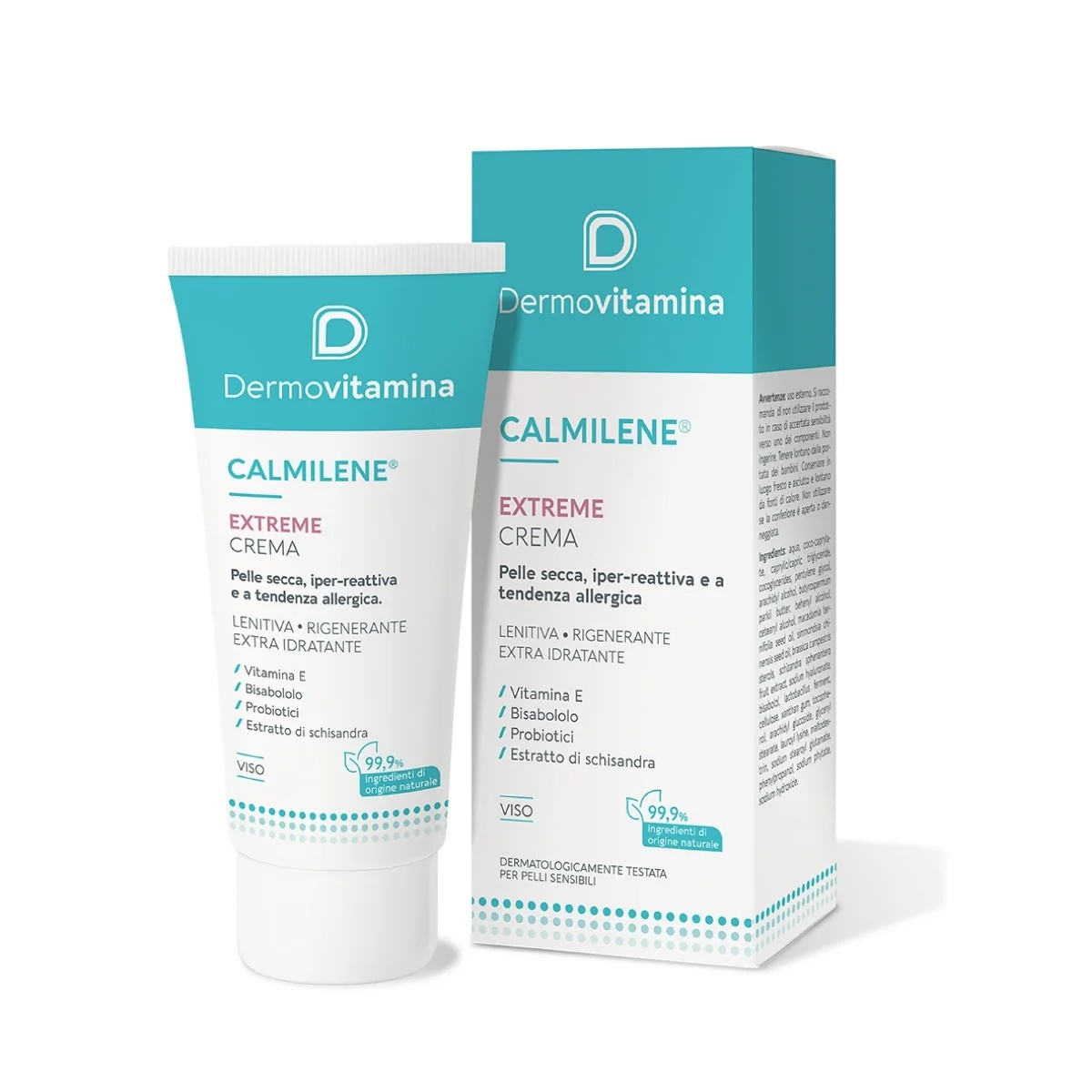 DERMOVITAMINA Dermovitamina Calmilene Extreme krema za kožu 50 ml za osjetljivu i reaktivnu kožu