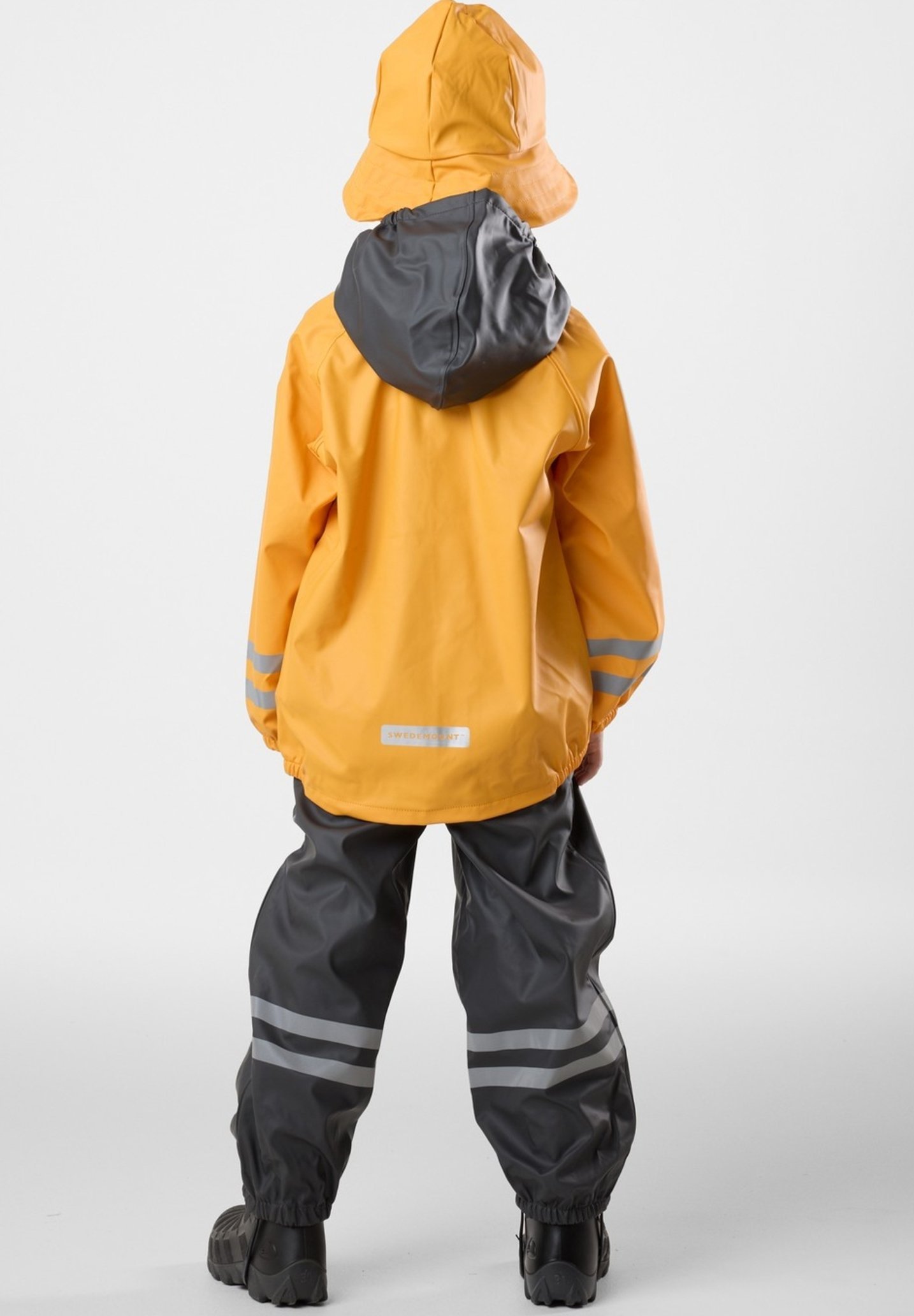 Swedemount SET - Overalls - mosterdgeel antraciet