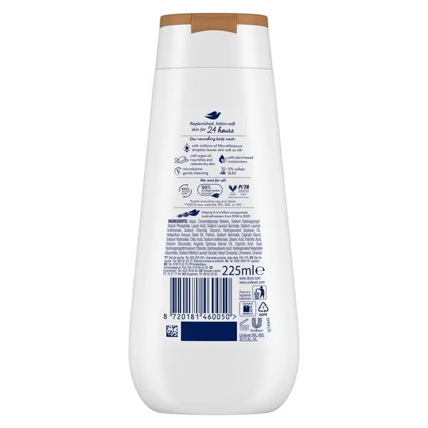 Dove Advanced Care njegujući gel za tuširanje 225ml