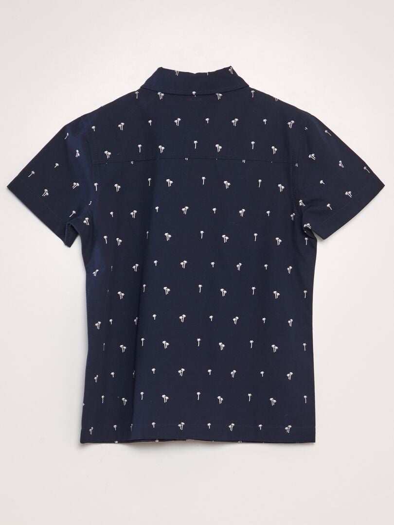 Camisa de manga corta - AZUL