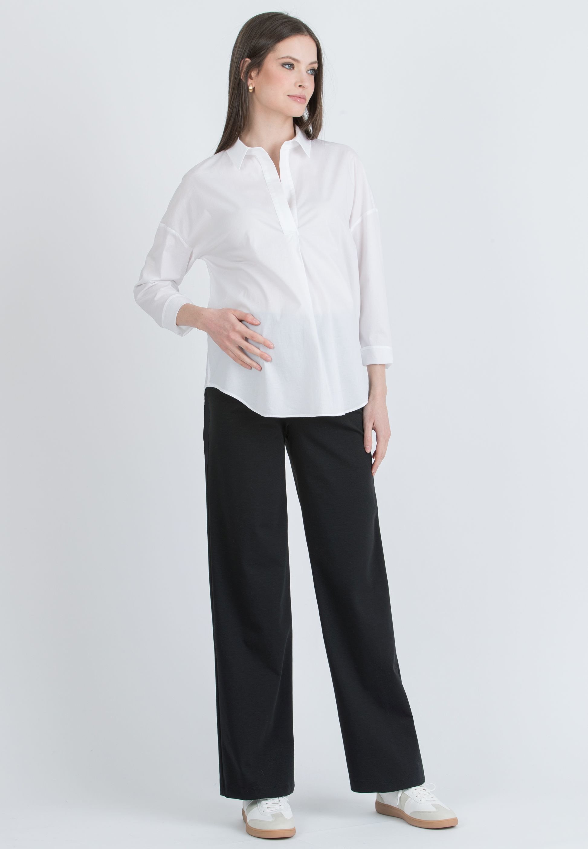 Pantalon de maternité Attesa KIMBERLY - IN PONTE - noir