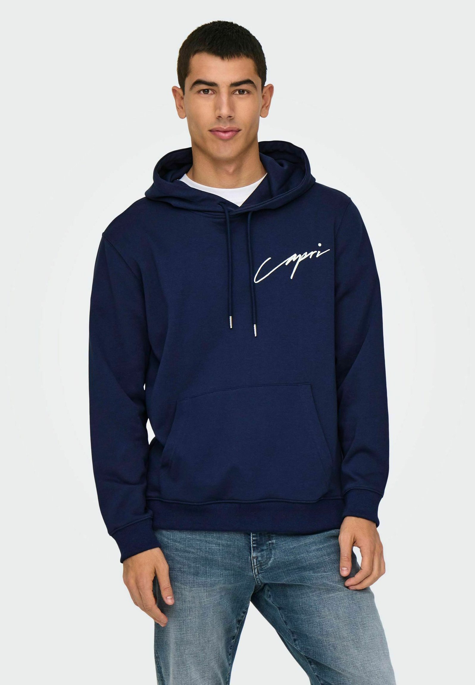 Only & Sons ONSDAVID - Hoodie - marineacademie