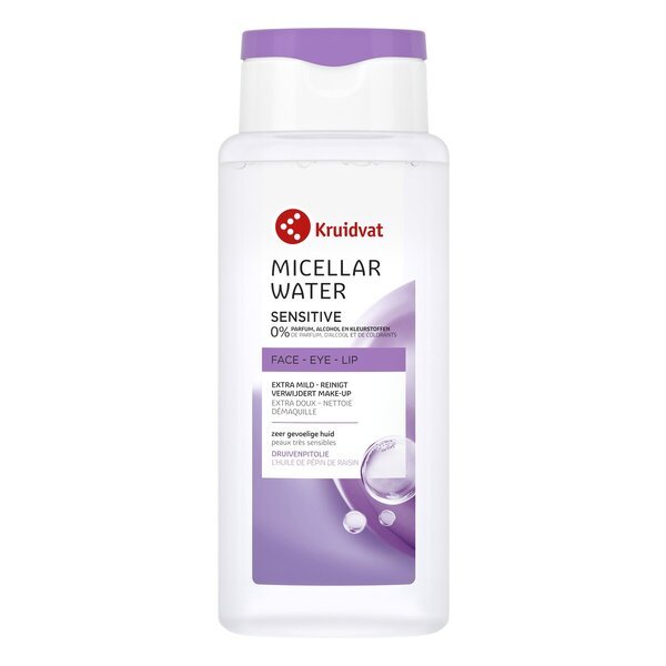 Kruidvat Sensitive micelārais ūdens<br>400ml - jutīgai ādai