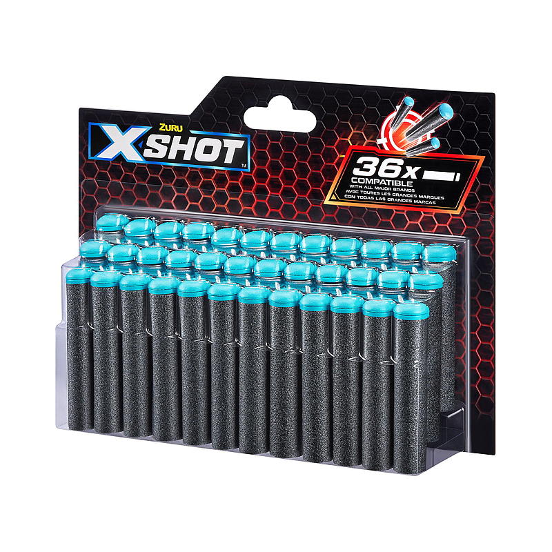 X-Shot Arrows Excel 36-pakkaus, X-shot