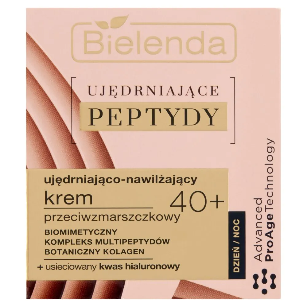 Bielenda Ujędrniające Peptydy Ujędrniająco–nawilżający krem przeciwzmarszczkowy 40+ dzień/noc