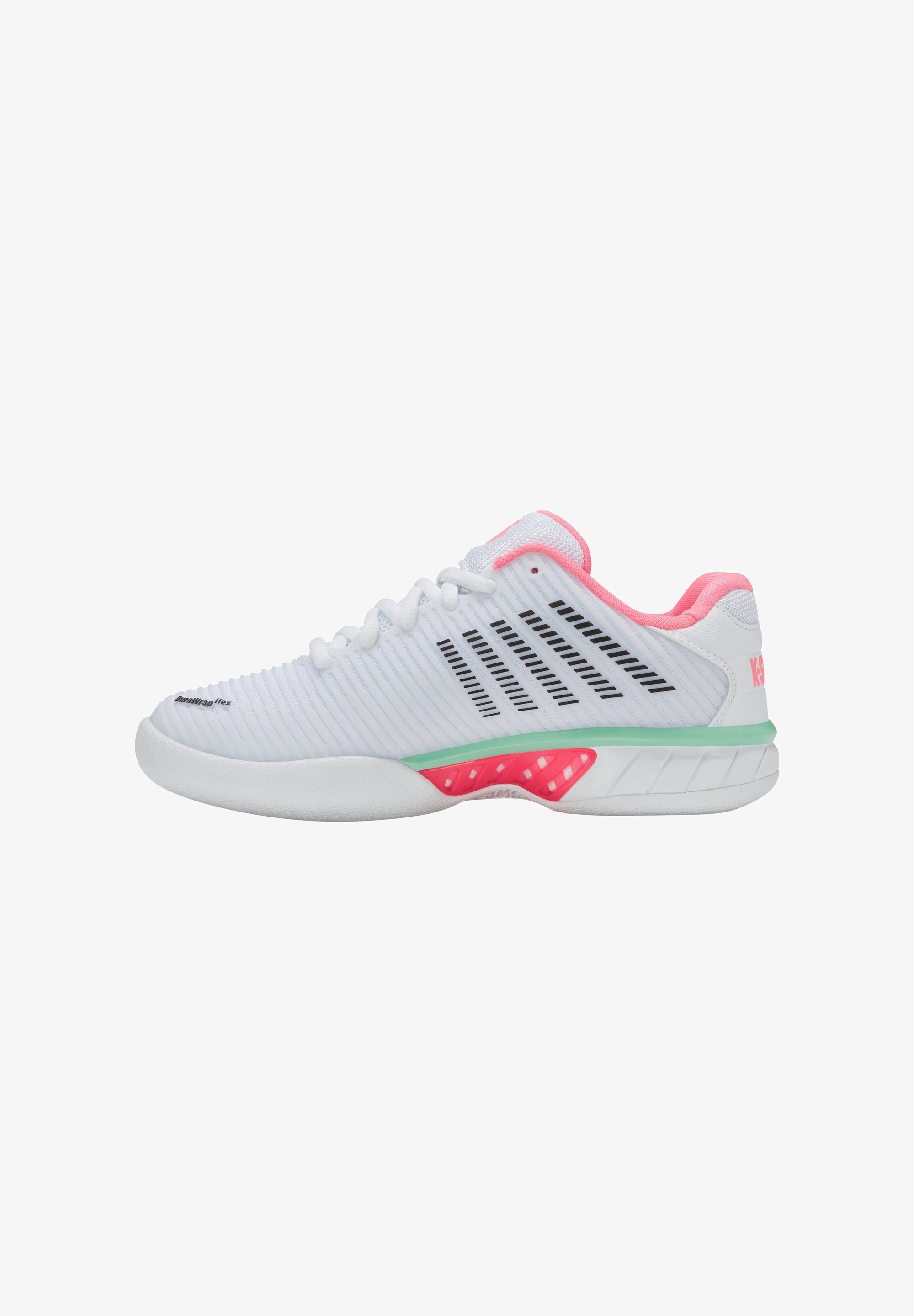 K-SWISS HYPERCOURT EXPRESS 2 - Scarpe da tennis multi-campo - bianco/rosa pastello neon/nero