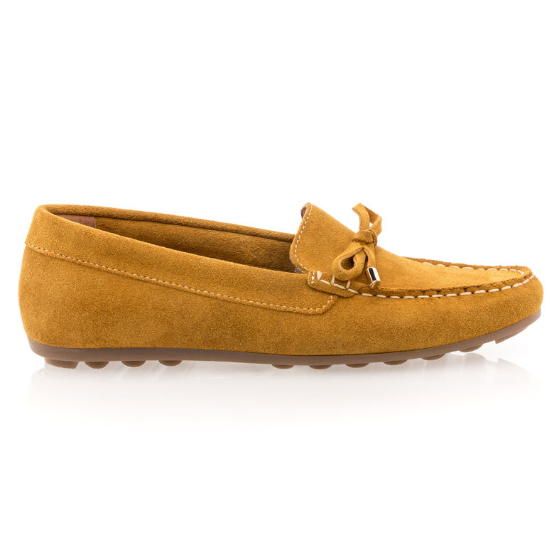 Naisten keltaiset loaferit/veneilykengät