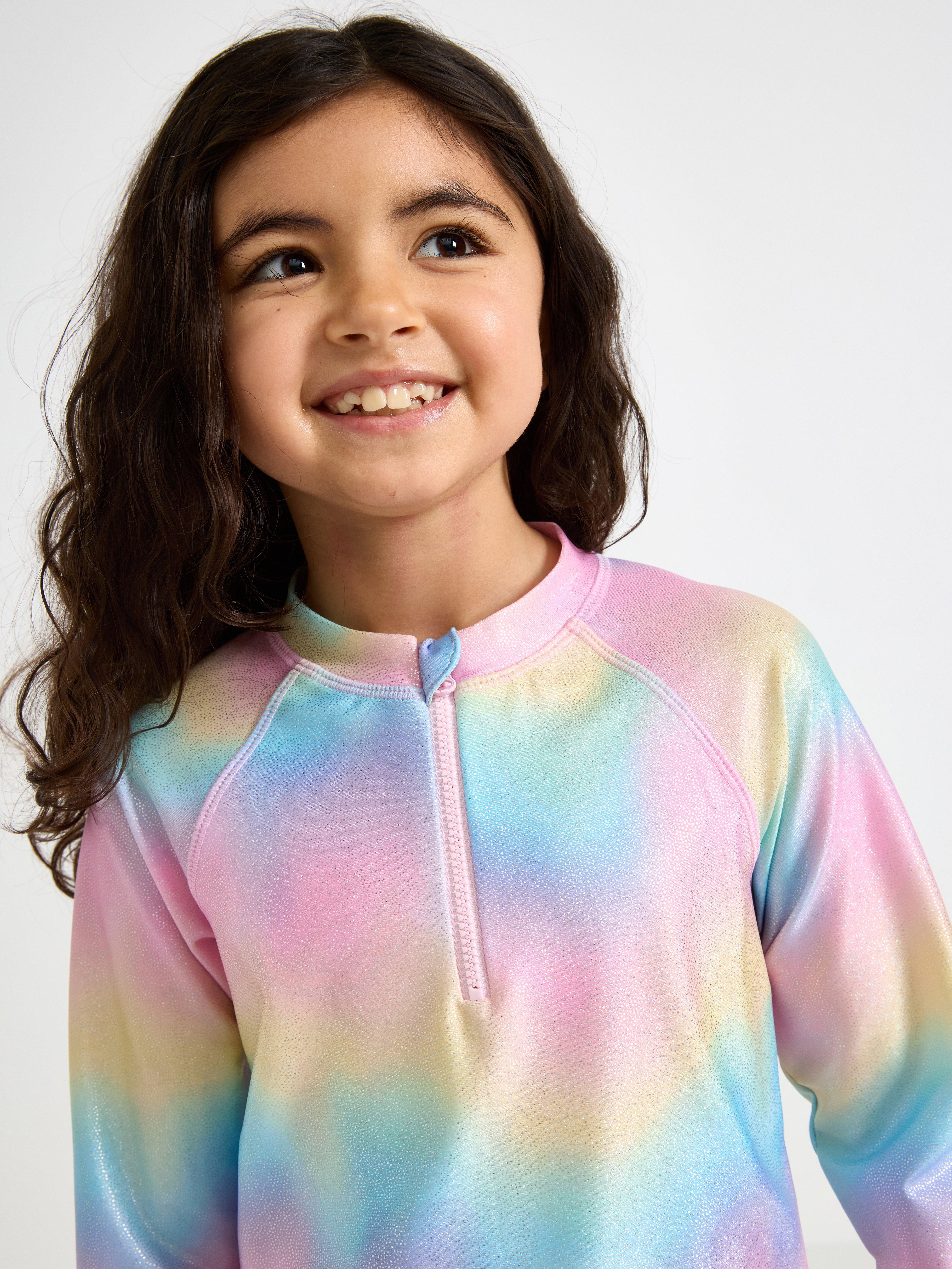 Haut scintillant avec protection UV Rose clair