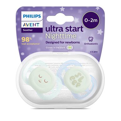Philips Avent Pack Ultra Start Night Nappar 0-2M Pojke 2 enheter 2 enheter