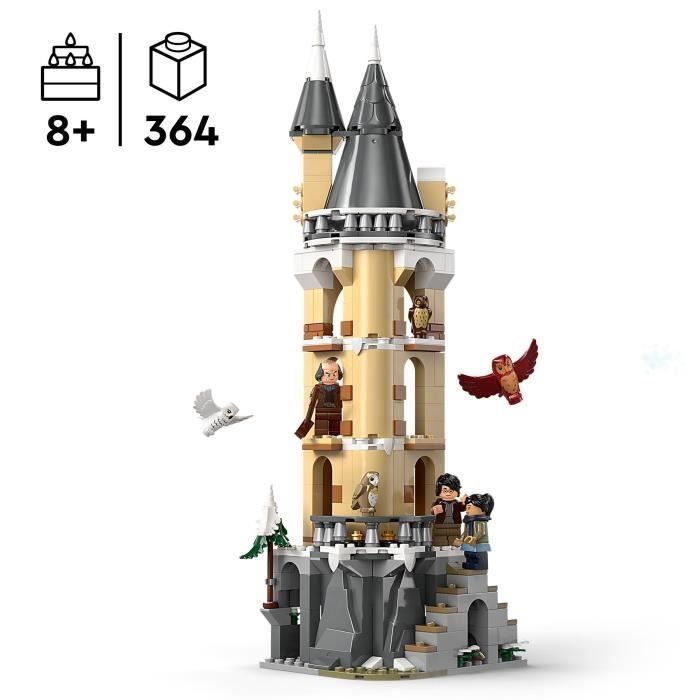 LEGO Harry Potter 76430 La Volière du Château de Poudlard, Jouet d'Animaux pour Enfants