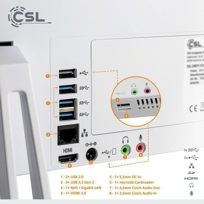 PC tout-en-un CSL Unity F27W-ALS 27
