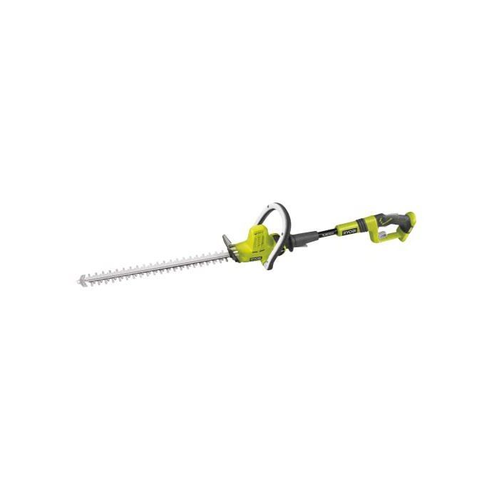 RYOBI - Cortasetos de brazo articulado ONE+ de 18 V - Cuchillas de 50 cm - Espacio entre cuchillas de 16 mm - HedgeSweep™ - Batería y cargador no incluidos