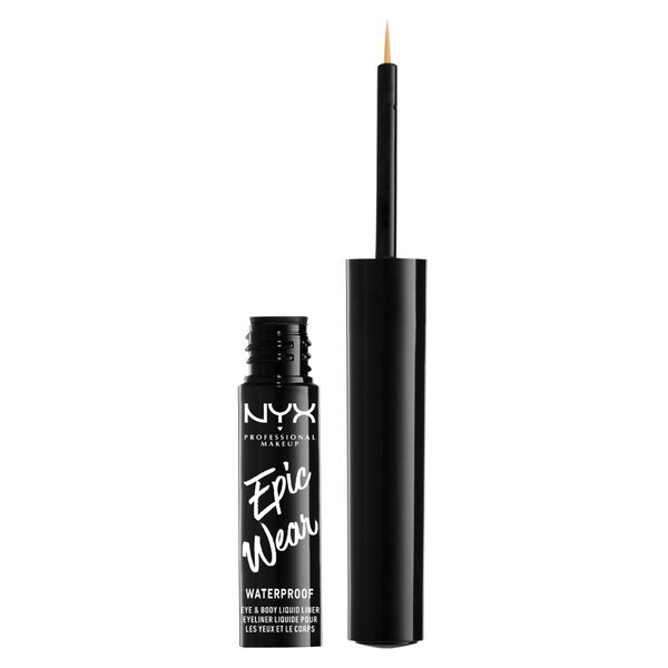 NYX Professional Makeup Epic Wear 08 Yellow vandeniui atsparus skystas akių pieštukas, 3,5 ml