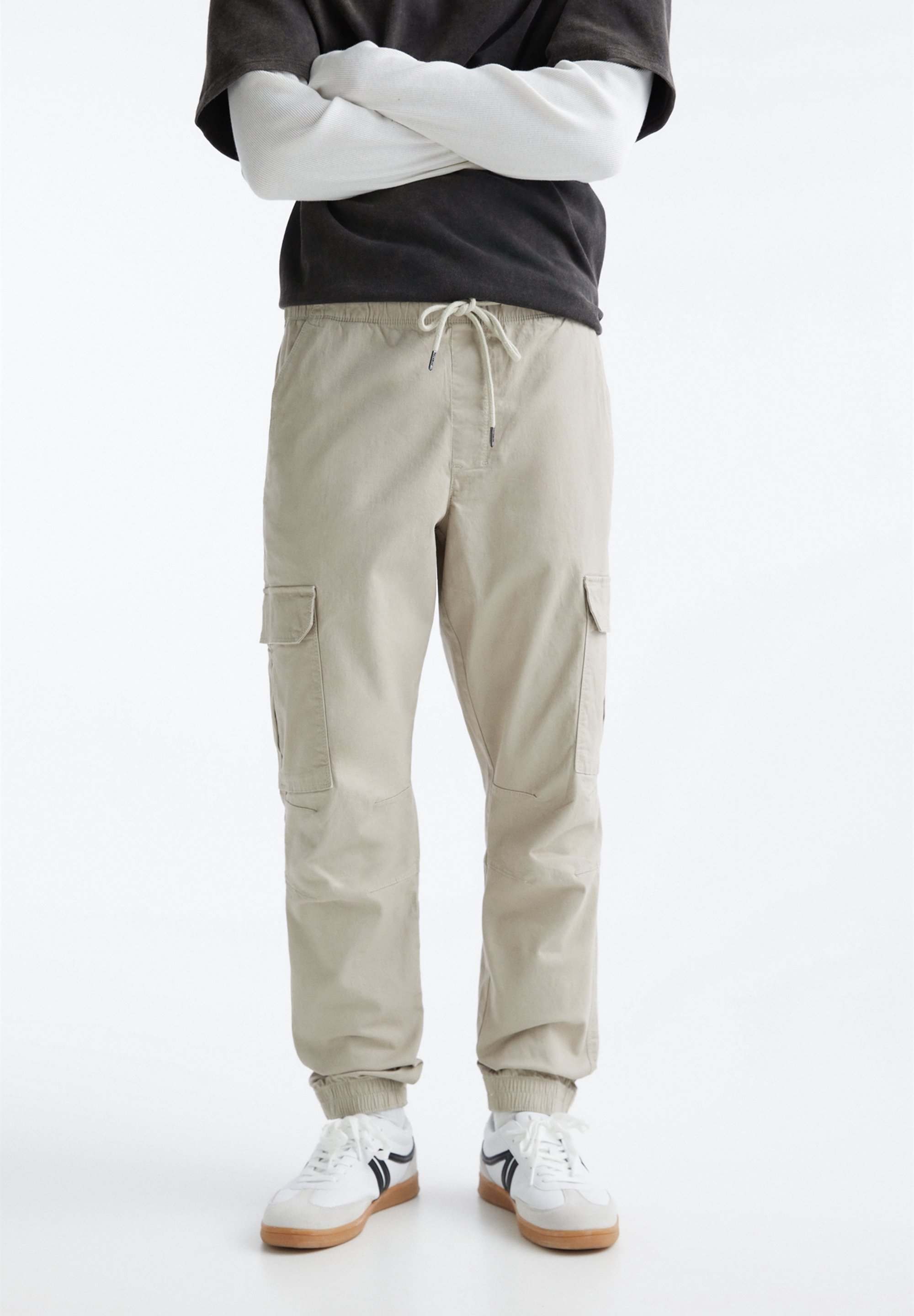 PULL&BEAR Cargobroek - zand