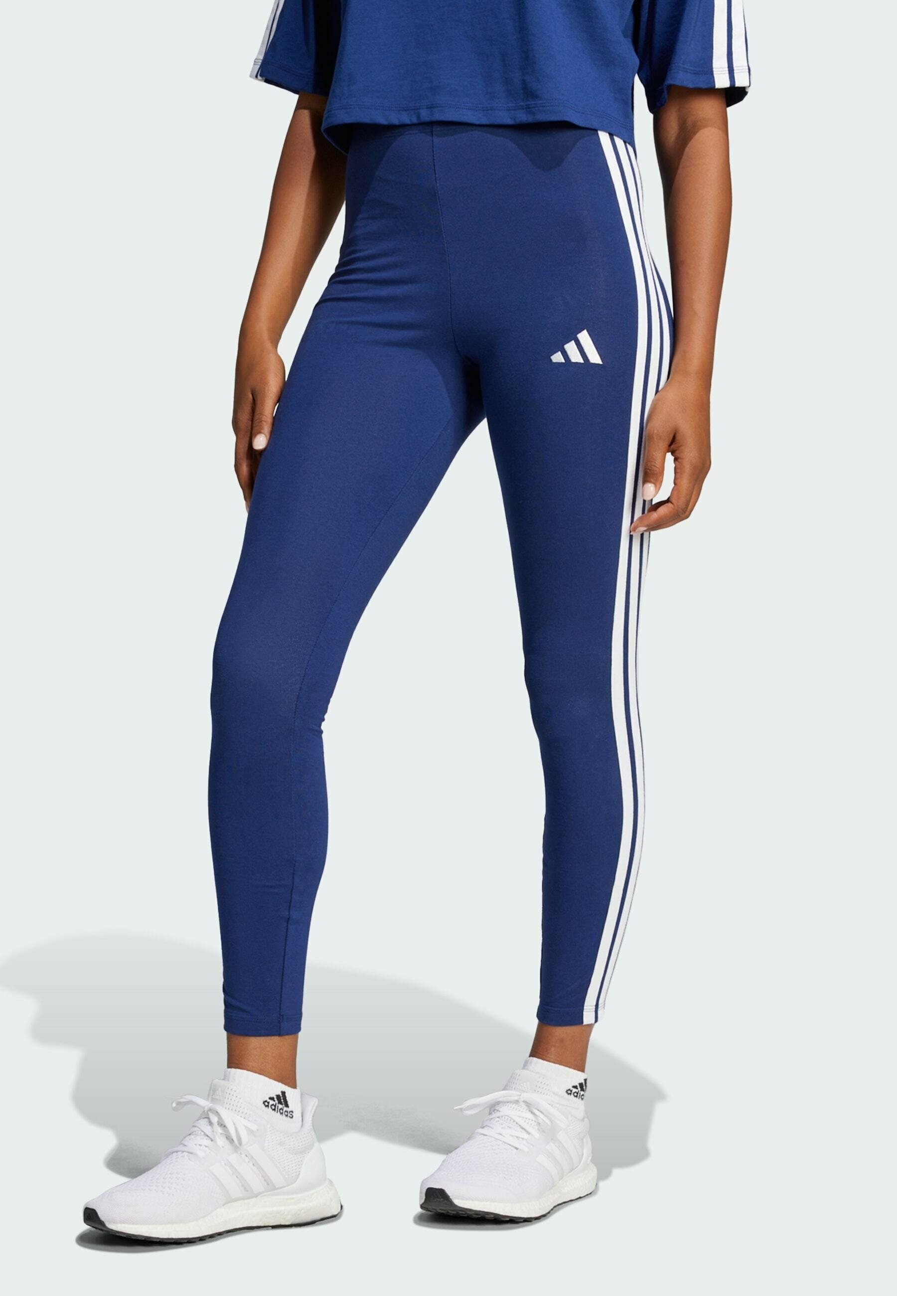 adidas Sportswear LEG - Leggings - dark blue white