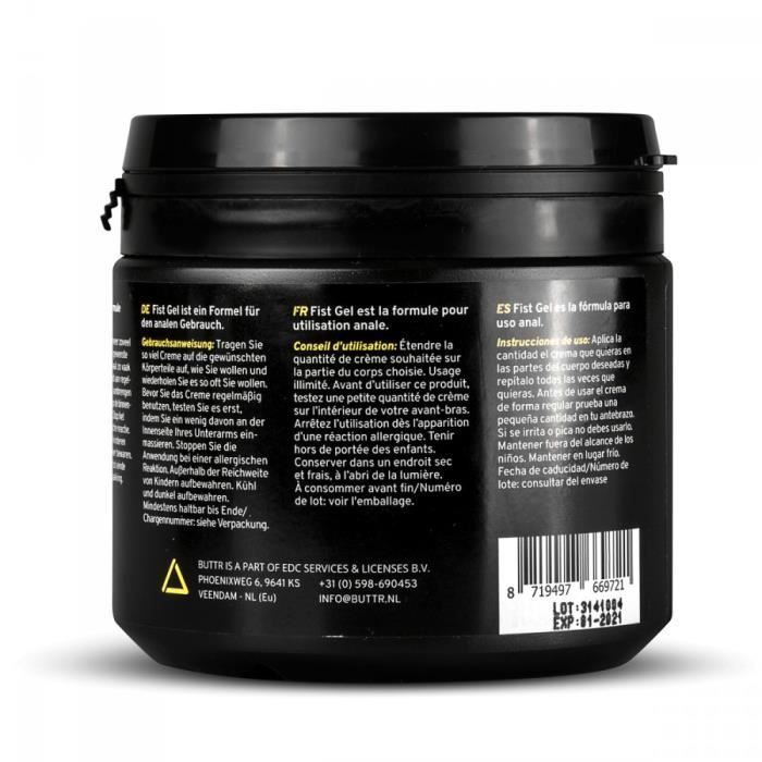 LUBRIFIANT FIST EAU Gel Lubrifiant pour Fist BUTTR