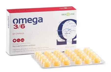 BIOS LINE Bios Line Complément alimentaire Omega 3/6 60 capsules