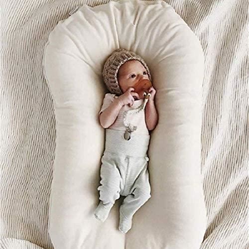 Redutor de cama para bebê, almofada para bebê, ninho portátil para bebês (meninas e meninos), berço de algodão para recém-nascidos e berçários.