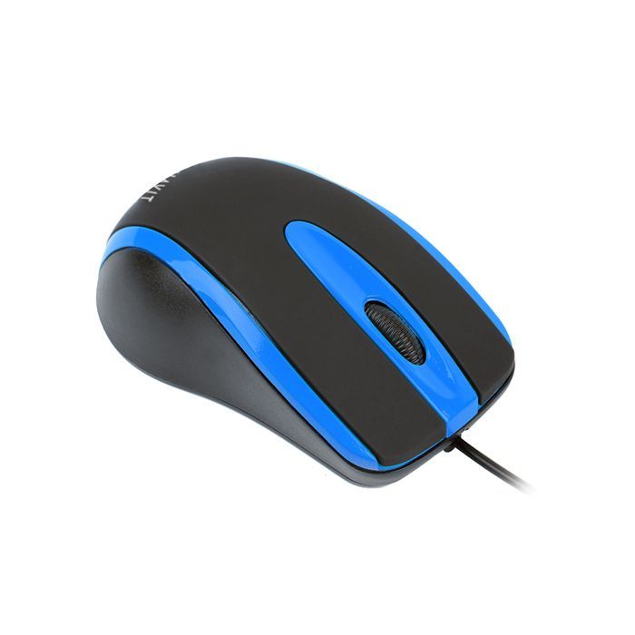 Souris d'ordinateur - HAVIT - MS753 - 1000 DPI - Ergonomique - Symétrique - Noir/Bleu
