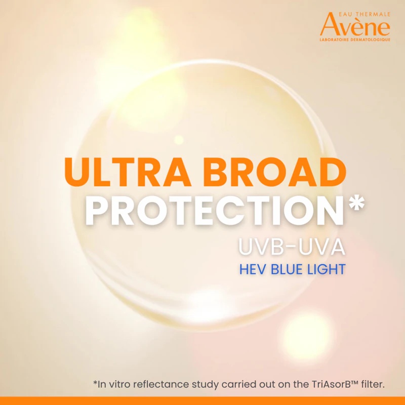 „Avène Sun Ultra Fluid Radiance“ švytintis skystis su apsauga nuo saulės