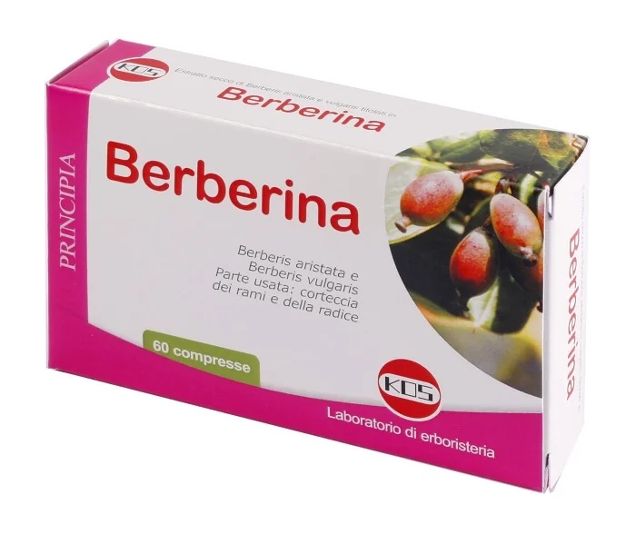 Complément alimentaire à base de berbérine KOS Kos 60 comprimés