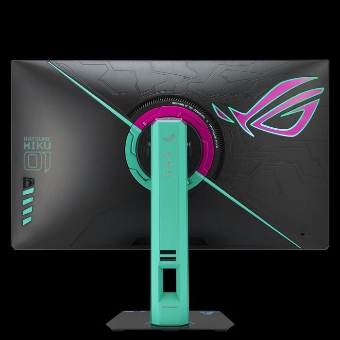 Monitor da gioco - ASUS - ROG Strix XG27ACMEG-G - 27 pollici - 260 Hz - Design Hatsune Miku