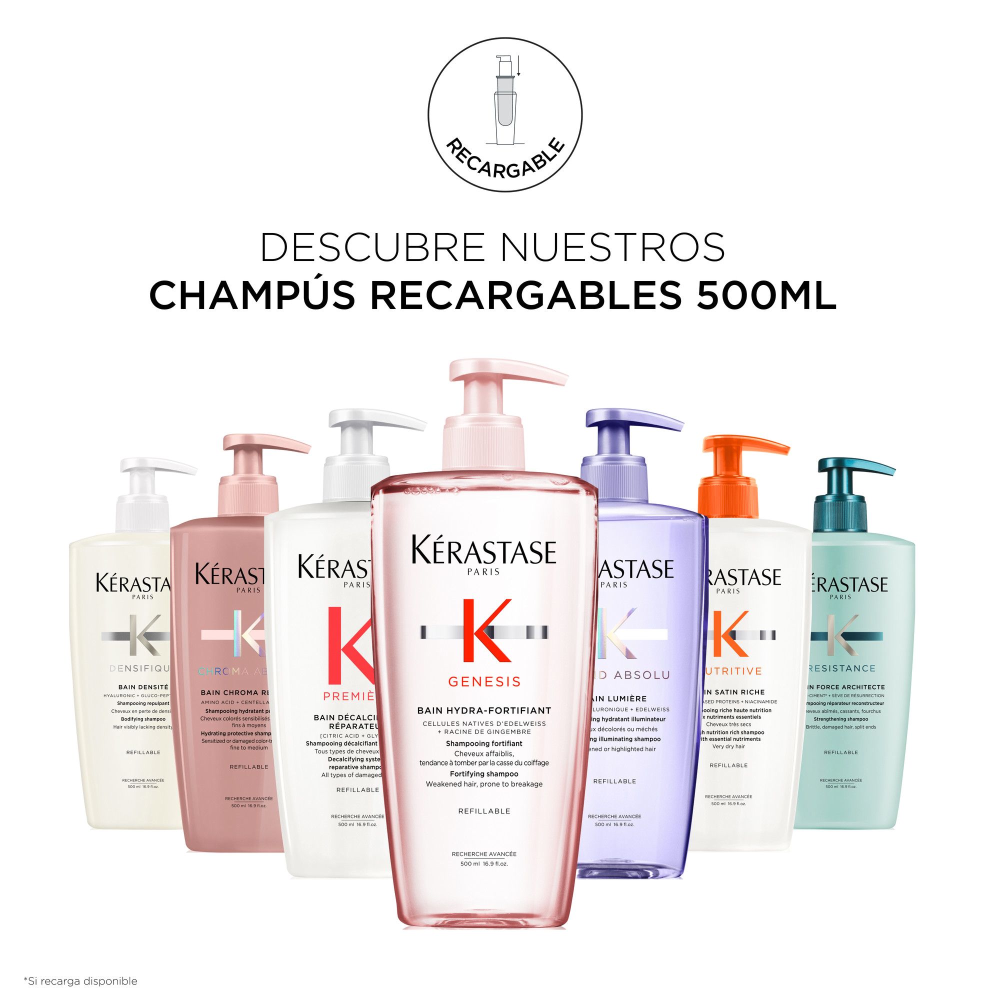 Bain Densifique Densité Shampoo Šampūnai