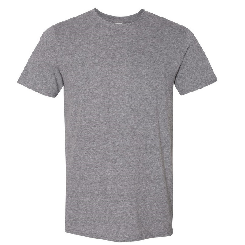  Basis blød kortærmet T-shirt 100% bomuld med tyk bomuld Gildan