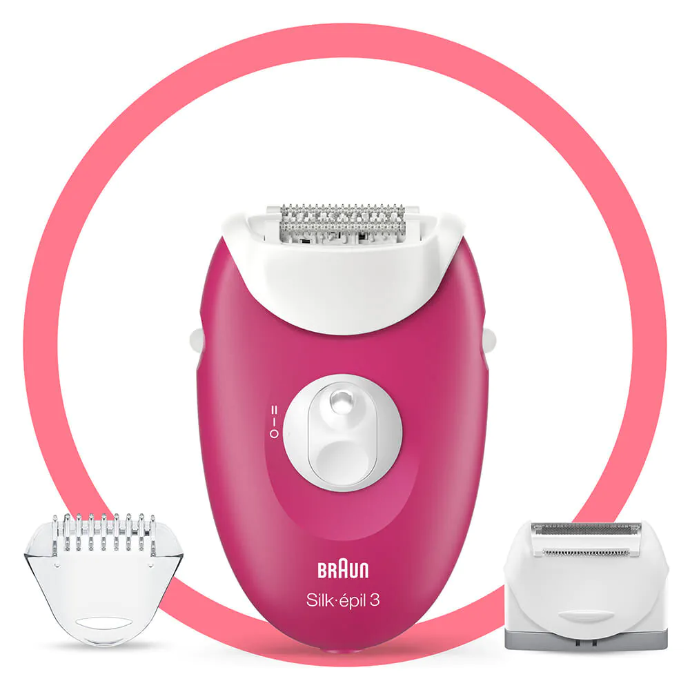Braun Silke3 SE3276 Epilator Box WH 1CT