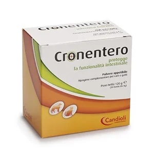 CANDIOLI Candioli Cronentero Polvo aromatizado para la protección intestinal de perros y gatos 30 sobres