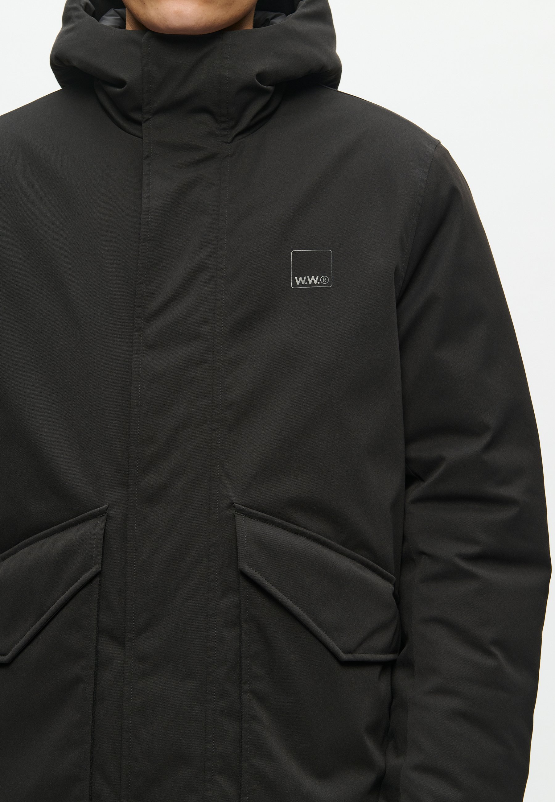 Manteau Wood Wood Hanes - Parka - noir